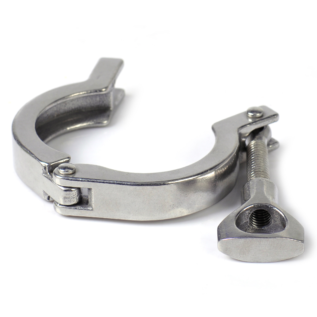 1.5" Heavy Duty Tri Clamp Clover 201 Stainless Steel 50.5mm OD Ferrule ...