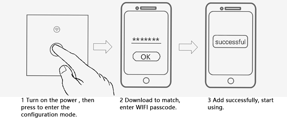 Smart touch light switch схема подключения