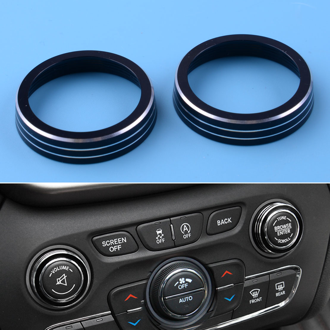 2014 jeep grand cherokee volume knob cover