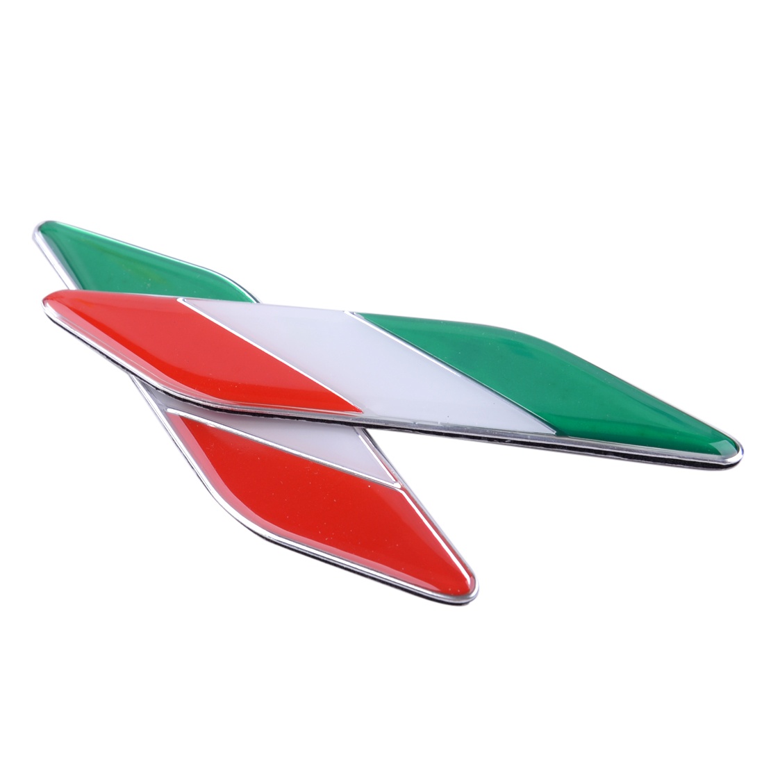 2X Auto Italien Flagge Italienische Emblem Aufkleber ...