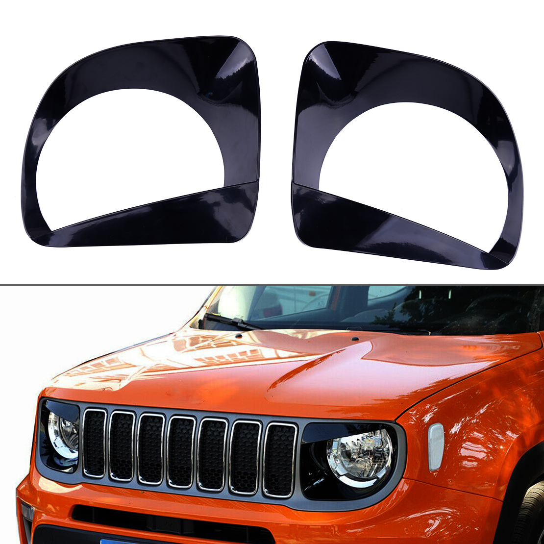 angry eyes headlight covers