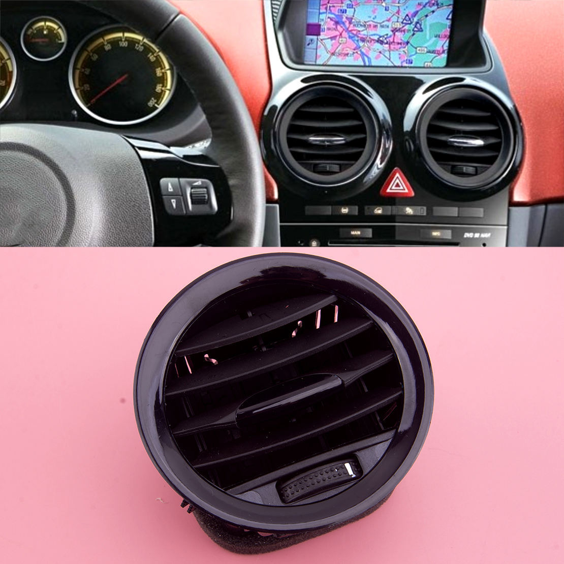 Car Ventilation Grille Air Vent Nozzle Grille Piano Black Air Out-let Vent  Panel Grille Cover Fit for Opel Corsa D Adam 2201099 - AliExpress