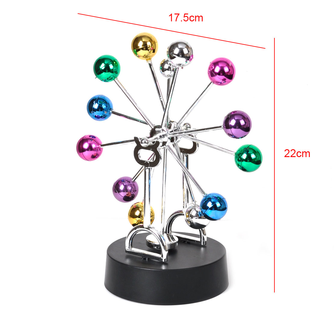 New Cosmos rotary Galaxy Perpetual Ball Revolving Desk Art Toy Kinetic ...