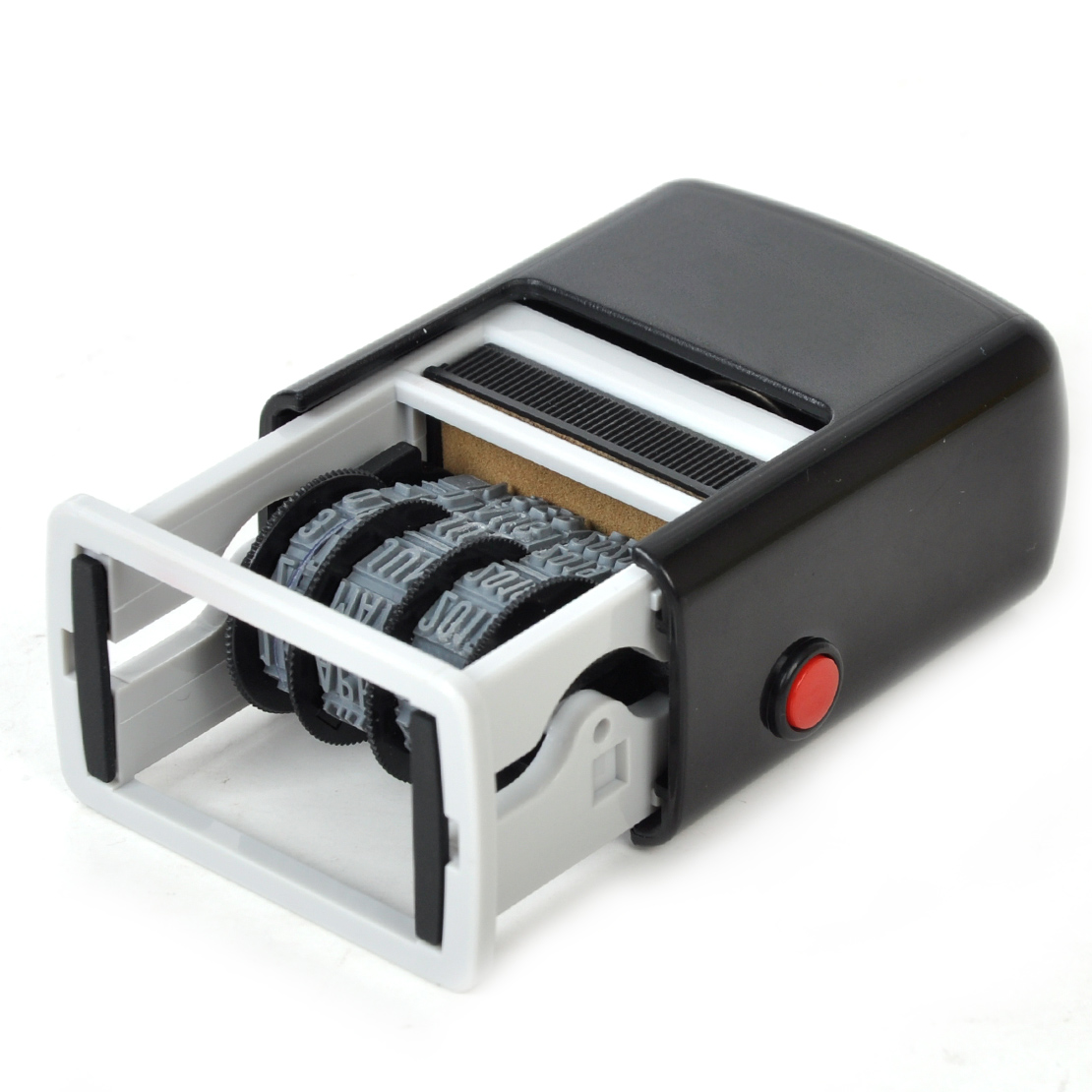 Self-Inking Automatic Mini Dater Date Chop Rubber Stamp Seal + Ink Pad ...