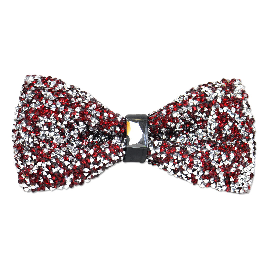 Fashion Crystal Classic Bow Tie Rhinestone Wedding Adjustable Tuxedo ...