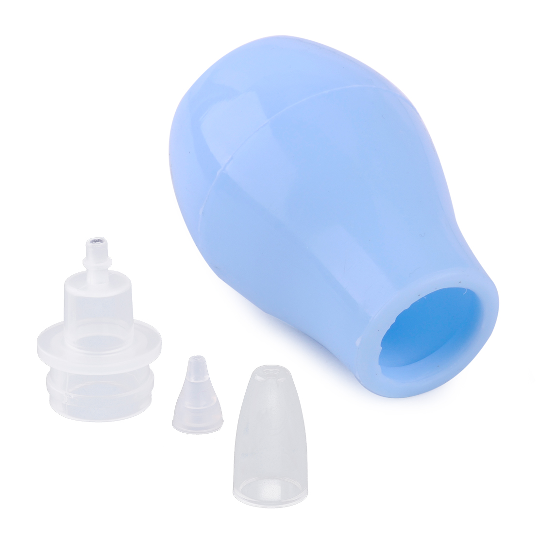 2x Infant Soft Silicone Nasal Aspirator Vacuum Sucker Nose Mucus Snot ...